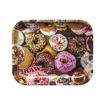 Поднос Metal Rolling Tray Donut - Бренд RAW - Магазин домашних увлечений homehobbyshop.ru